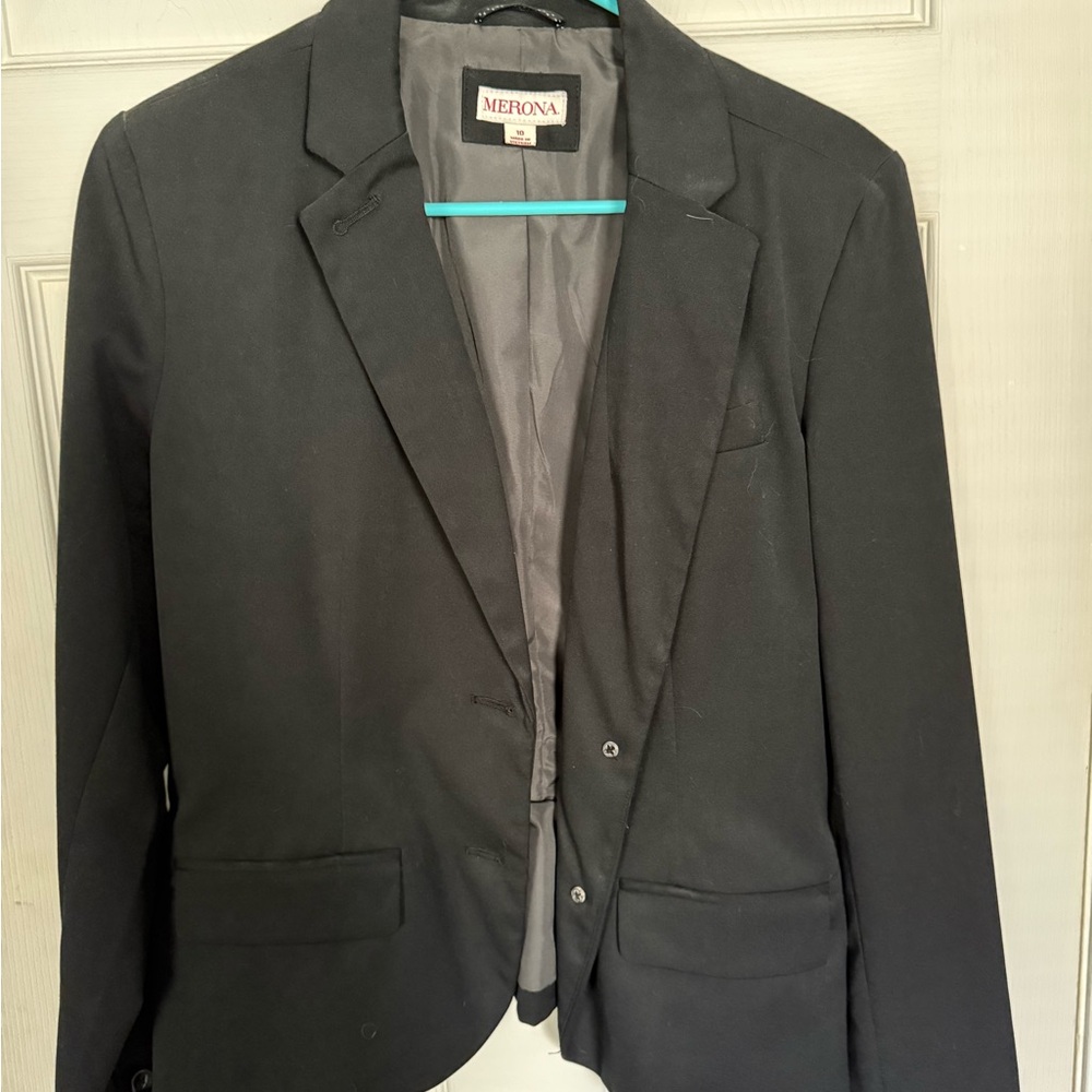 Merona Elegant Black Jacket